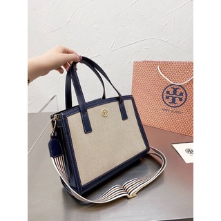 งานช็อป 🧡💙 NEW ARRIVALS!! TORY BUTCH SMALL WALKER CANVAS