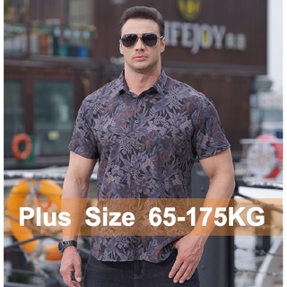 ภาพหน้าปกสินค้า【Plus Size】เสื้อเชิ้ตแขนสั้น ผ้ายืด พิมพ์ลาย พลัสไซซ์ L-10XL ที่เกี่ยวข้อง