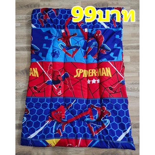 ♈ที่นอนเด็กอนุบาล 99 บาท (ลายสไปเดอร์แมน) ราคาโรงงานเสื้อผ้าเด็กแรกเกิดเฟอร์นิเจอร์ ที่นอนเด็ก🎁🎀✨🎗🎈