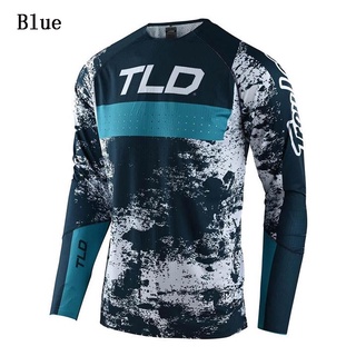 【COD】 พร้อมส่ง เสื้อแขนยาว แบบแห้งเร็ว ลาย TLD MTB Moto แฟชั่นฤดูร้อน สําหรับแข่งรถจักรยานยนต์กลางแจ้ง 2022