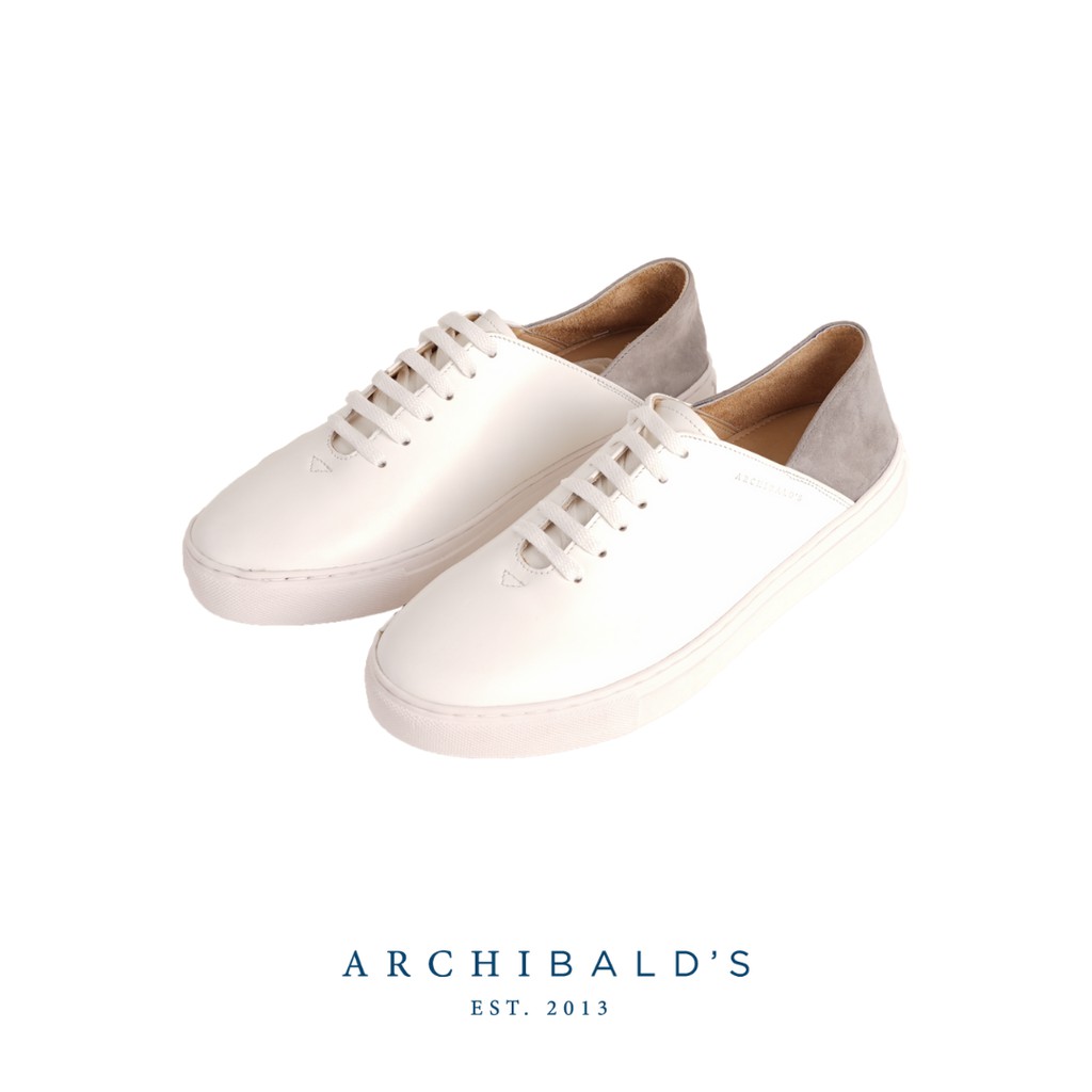 รองเท้า-archibalds-ice-grey-juxtapose-archibalds-ผ้าใบหนังแท้-ใส่ได้-2-แบบ-สีขาว-เทา