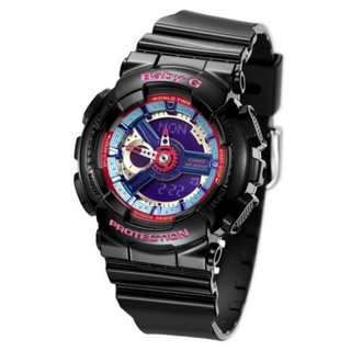 (ขายด่วน) Casio Baby-G BA110 สีดำสีฟ้าสาวนาฬิกาข้อมือผู้หญิงนาฬิกาสปอร์ต