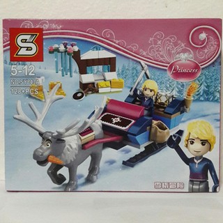 Tontoysชุดตัวต่อกวางหิมะNo.SY843A(128ชิ้น)