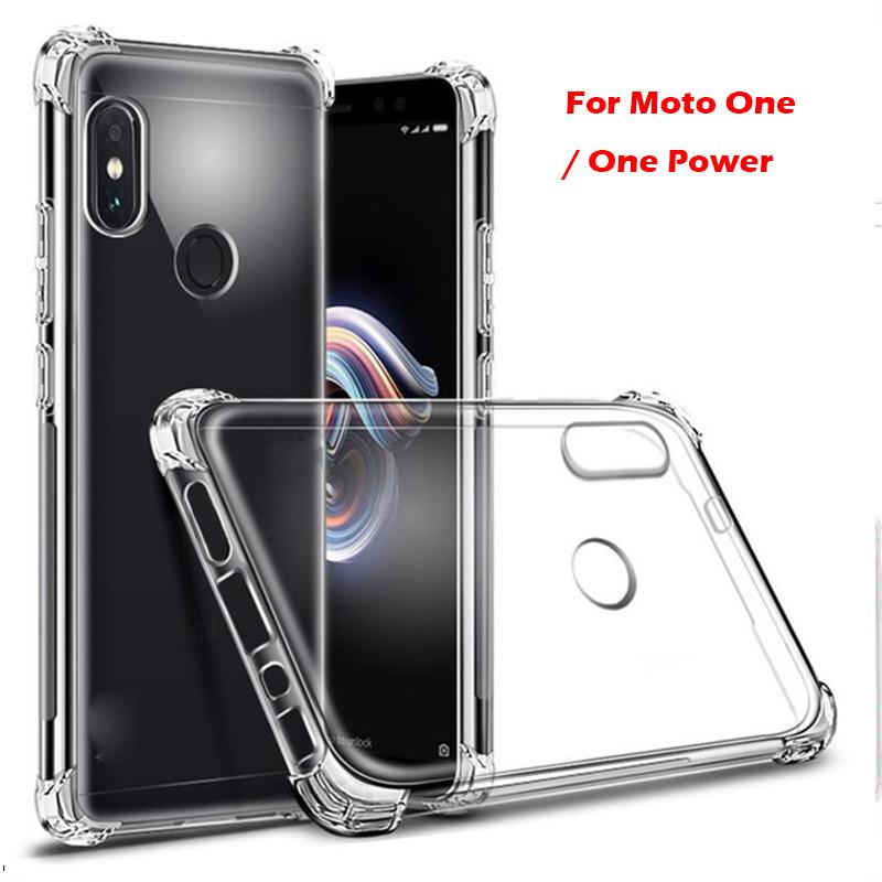 เคสโทรศัพท์ สีใส แบบนิ่ม สำหรับ Motorola Moto One Power P30 Play P30 Note G7 Z3 Play