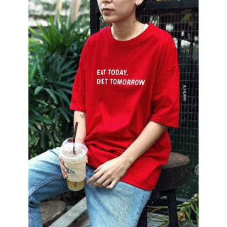 เสื้อ Oversize สกรีน eat today