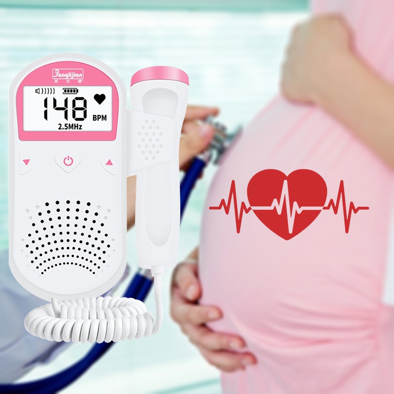 doppler-เครื่องตรวจสอบครรภ์ทารกในครรภ์-หน้าจอ-lcd-ไม่มีรังสี-สําหรับตั้งครรภ์
