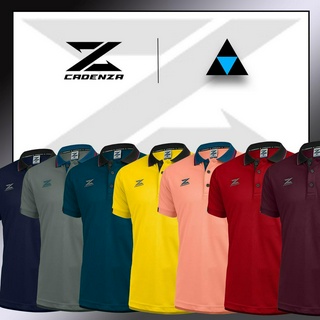 เสื้อโปโลผู้ชาย CADENZA (คาเดนซ่า) รุ่น CDL-10 MEN ผ้า Micro polyester 100%