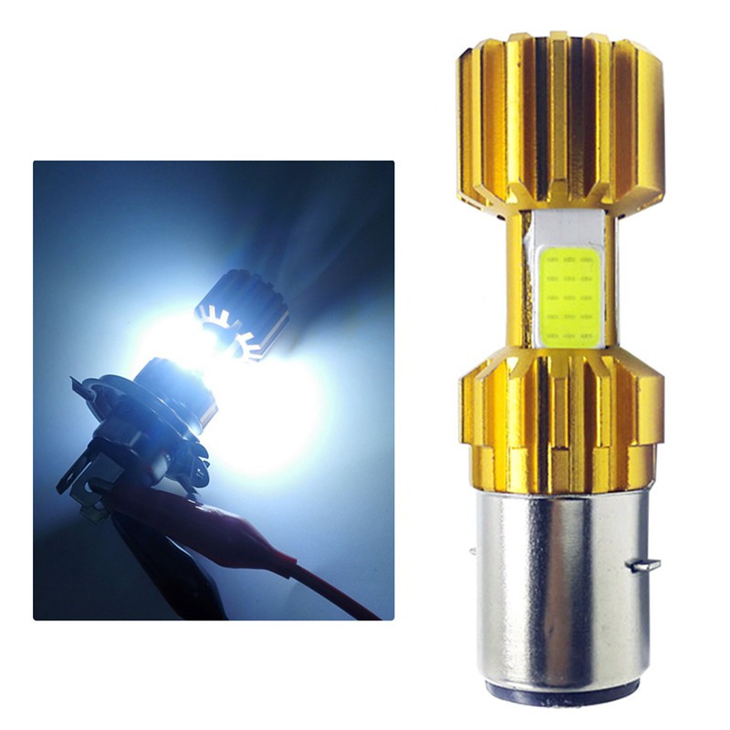 ไฟหน้า-h6-3-cob-led-bulb-6500k-แสงสีขาว-สำหรบรถมอเตอร์ไซซ์