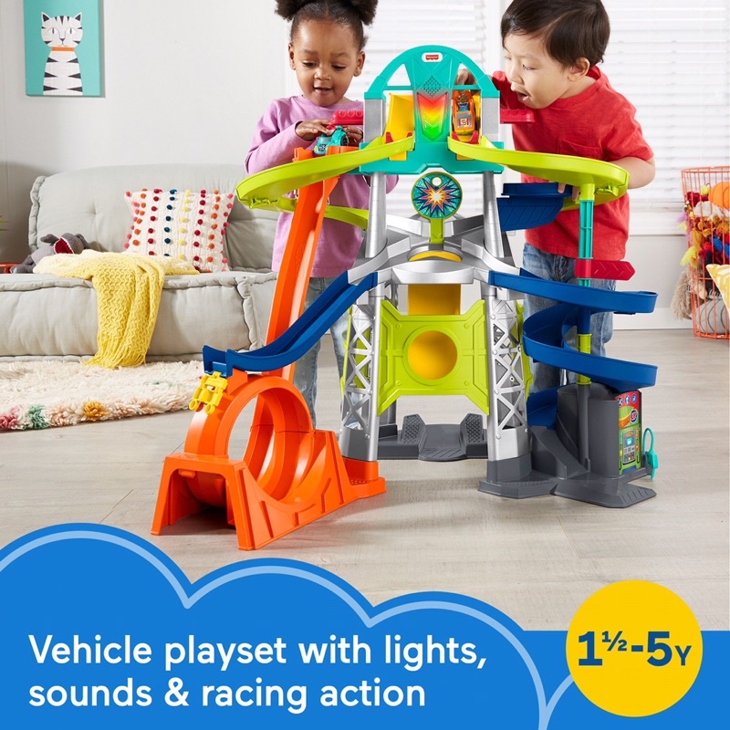 fisher-price-little-people-launch-amp-loop-raceway-light-up-vehicle-playset