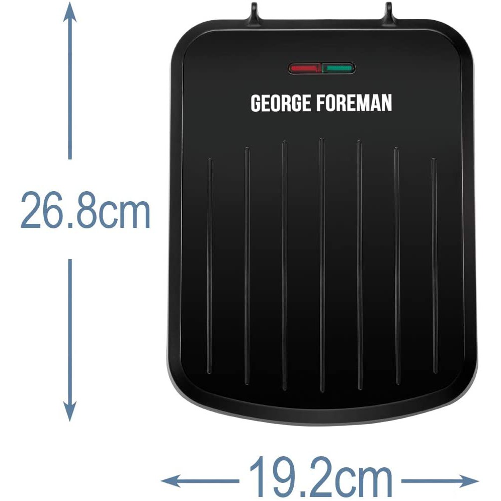 george-foreman-25800-small-fit-grill-เครื่องย่างสเต็กขนาดเล็ก-imported-from-uk-ใช้ไฟไทย-1-best-seller-ลดไขมันได้ถึง-42