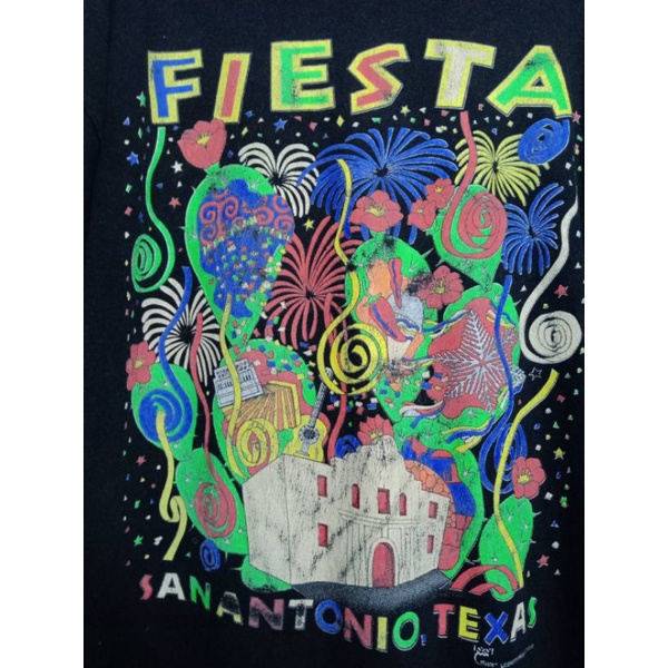 เสื้อยืดมือสอง-fiesta-sanantonio-texas-อก-48