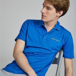 BODY GLOVE Basic Series Men Dry Cool  Polo เสื้อโปโลคอปกผู้ชาย สีน้ำเงิน Blue