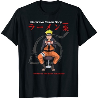เสื้อยืดผ้าฝ้ายพิมพ์ลายขายดี เสื้อยืด พิมพ์ลาย Naruto Shippuden Ichiraku Ramen Shop แบบสร้างสรรค์ ส่งไว สําหรับผู้ชาย แล