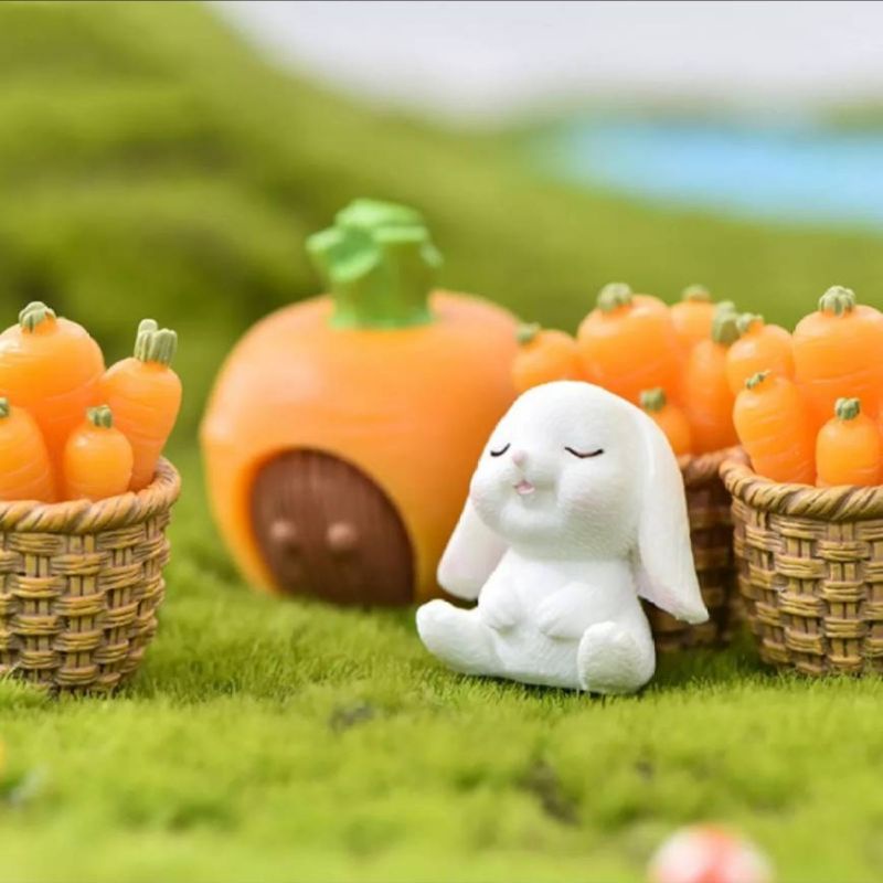 ตุ๊กตาแต่งสวน-กระต่ายน่ารัก