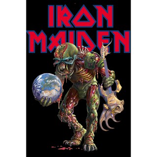 โปสเตอร์ Iron Maiden ไอรอน เมเดน โปสเตอร์ ตกแต่งผนัง Music Rock Poster โปสเตอร์วินเทจ โปสเตอร์วงดนตรี รูปภาพ ภาพถ่าย