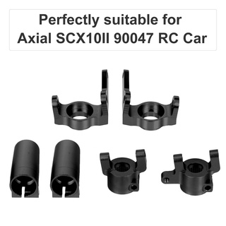 โลหะด้านหน้าพวงมาลัย Knuckles C Hub Carrier ด้านหลังเพลาล็อค Out สำหรับ Axial SCX10 II 90046 90047 คุณภาพสูง RC รถอะไหล่