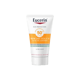 Eucerin SUN DRY TOUCH ACNE OIL CONTROL SPF50+ PA++++ 20 ML (ยูเซอริน ซัน ดราย ทัช ออยล์ คอนโทรล ครีมกันแดดเนื้อบางเบา สำหรับผิวหน้า SPF50+ 20มล)