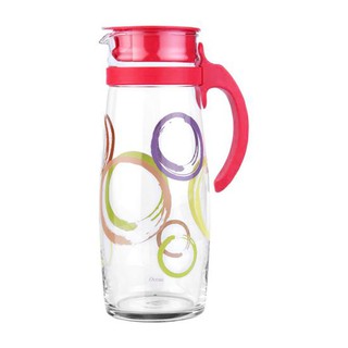 OCEANGLASS เหยือกน้ำ CIRCLE Divano Pitcher รุ่น 3V2055801G0045 ขนาด 1.66 มล. สีชมพู ขวดน้ำ โหล เหยือกน้ำ