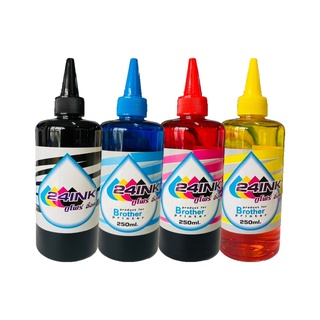 24INK น้ำหมึกชนิดเติมสำหรับ Brother ขนาด 250 ml.