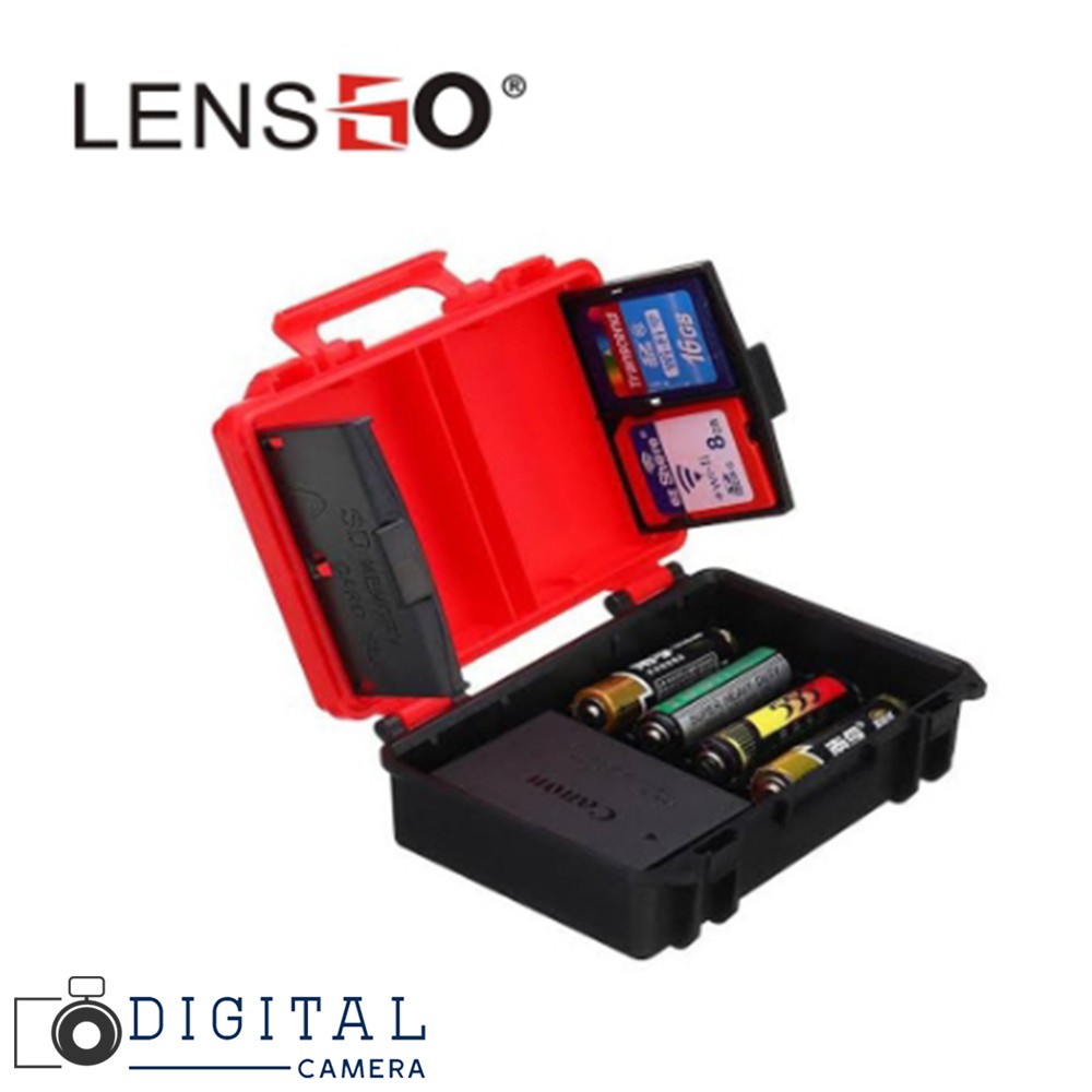 lensgo-camera-battery-case-d810-เคส-กล่องใส่สำหรับ-aa-แบตเตอรี่-dslr-กล่องใส่เมมโมรี่การ์ด