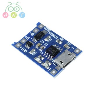 เช็ครีวิวสินค้าพร้อมส่ง-5V 1A 18650 TP4056 Micro USB Module Charging Lithium Battery Charging Board With Protection