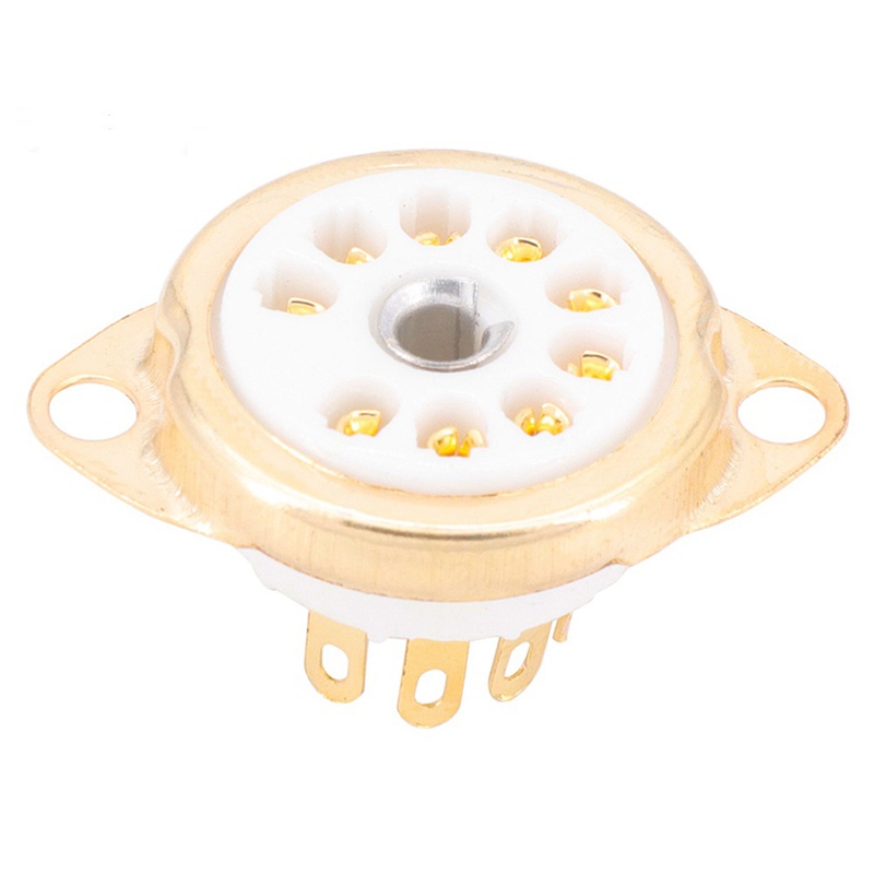 10pcs-ceramic-b9a-gold-plated-9pin-vacuum-tube-socket-panel-chassis-mount-for-ecc81-ecc82-ecc83-el84-6922-vacuum-tube