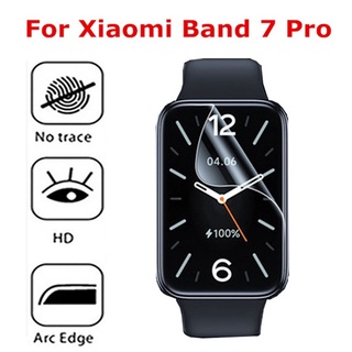 สินค้า ฟิล์มไฮโดรเจลนิ่ม ป้องกันหน้าจอ สําหรับ xiaomi mi band 7 pro xiaomi mi band 7 band7 pro 1 3 ชิ้น