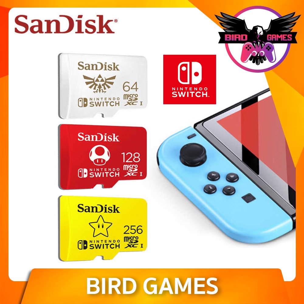 sandisk-microsdxc-card-ใช้กับ-nintendo-switch-128gb-256-gb-microsd-card-nintendo-switch-memory-card-micro-sd