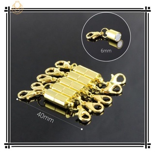 10/20/50pcs Cylinder Magnetic Bracelet Clasp Fasteners Buckles Closed Beading Clasp Clasps For DIY Jewelry Making Bracelet Necklace Connector brilliantant