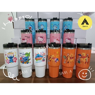 SAM A BZ-3230 กระบอกน้ำ (32 oz) Sanrio Tumbler เก็บความเย็นได้ ผลิตจากสแตนเลสอย่างดี