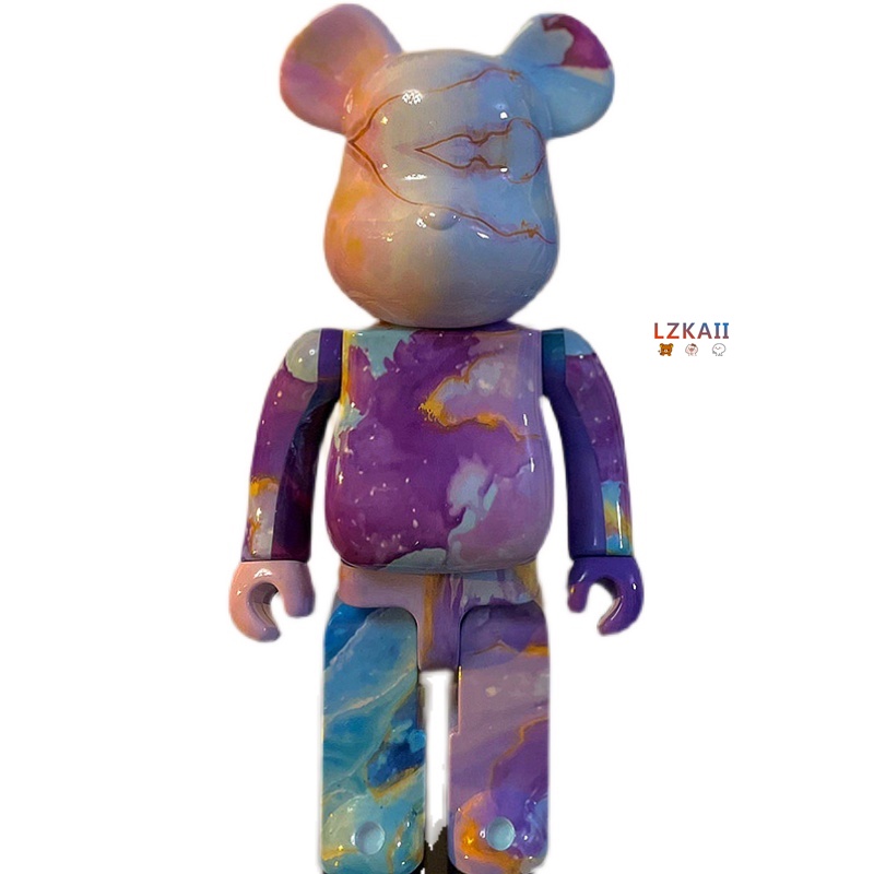 ฟิกเกอร์ Bearbrick 400% × The Starry Night Van Gogh 28 ซม. คุณภาพ