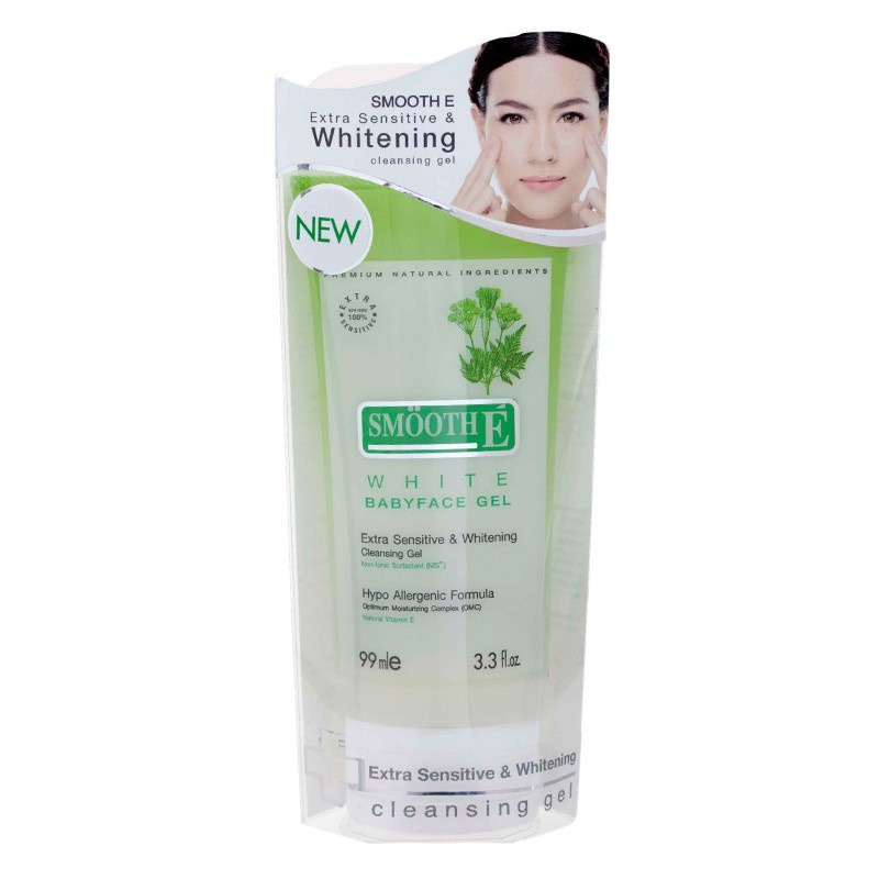 smooth-e-white-baby-gel-3-3oz-99ml-ผลิตภัณฑ์เจลล้างหน้า-เพื่อผิวดูกระจ่างใส