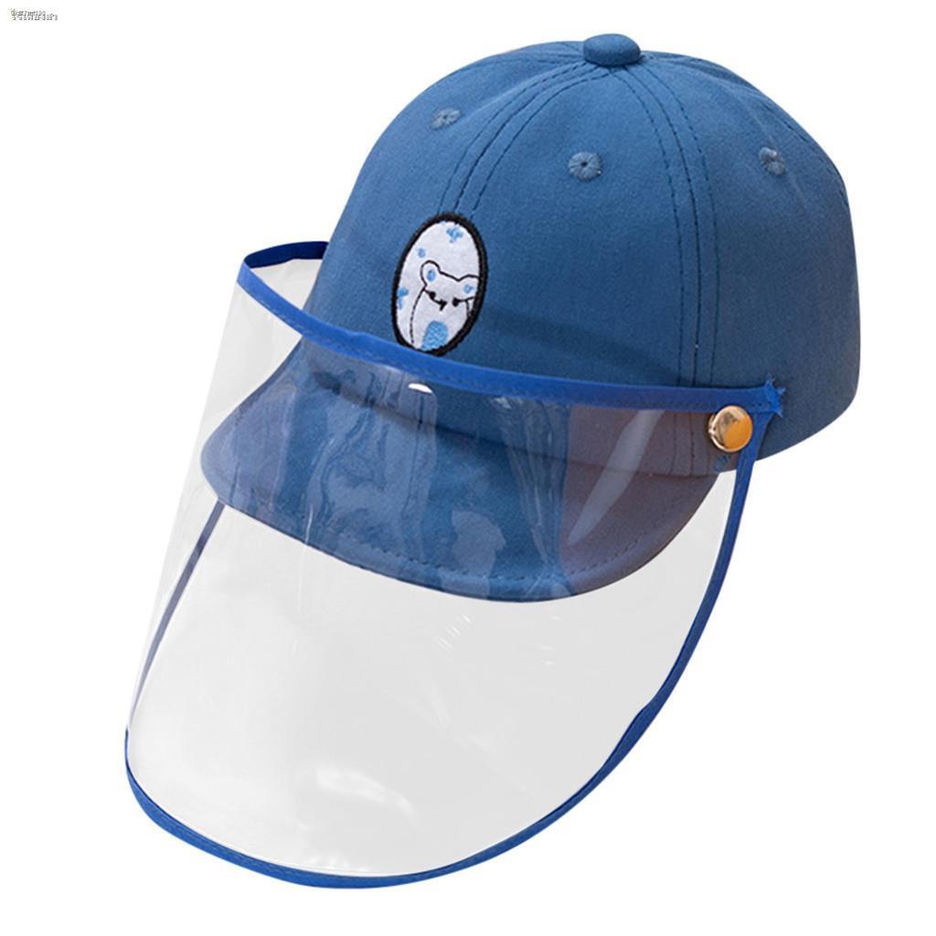 baby-thin-anti-spitting-protective-hat-multifunctional-windproof-anti-fog-waterproof-หมวกกันไวรัส-หมวกพลาสติกป้องกันละอ