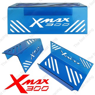 ถูกที่สุด ครอบกรองสด X-max300สำหรับรถจักรยานยนต์ Xmax300 น้ำเงินใสลายXmax300 hot