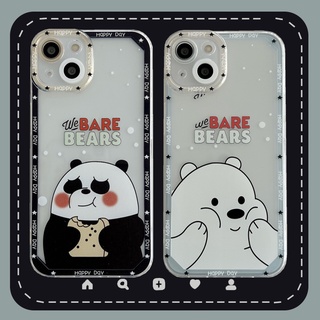 เคสโทรศัพท์มือถือแบบนิ่ม ใส ลายหมีแพนด้า ขั้วโลกน่ารัก สําหรับ Samsung A50S A30S A20 A30 A02S A02 M02 A10S M22 A52 A52S A72 A32 A50 A71 A51 A11 M11 A12 M12 A10 M10 A20S A03 A13 A22 4G M52 5G