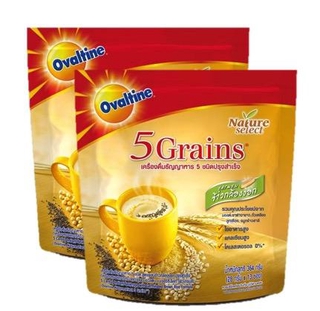 Ovaltine Nature 5 Grains โอวัลติน เนเจอร์ เครื่องดื่มธัญญาหาร 5 ชนิด ผสมข้าวกล้องงอก 28g. x 13ซอง (2แพค)