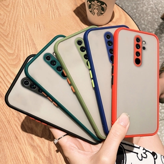 เคส เลนต์กล้อง ขอบสีหลังด้าน กันกล้อง Redmi Note 9 8 7 Pro 9A 9C 8A