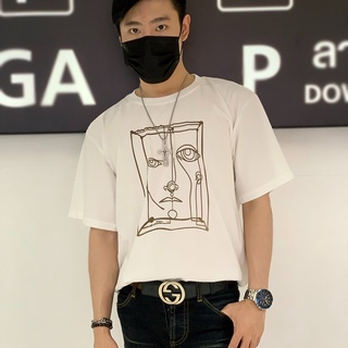 เสื้อยืด Oversize ผ้าCotton 100% แฟชั่นสไตล์เกาหลี T-Shirt โอเวอร์ไซส์ สกรีนลายสวยงาม พร้อมส่ง