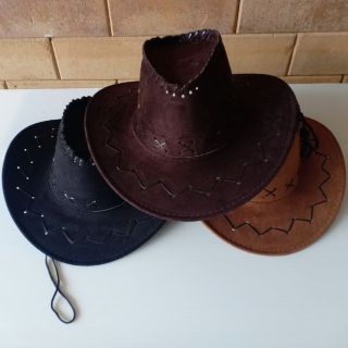 ภาพหน้าปกสินค้าหมวกผู้ชายแฟชั่นสไตล์คาวบอยหมวกท่องเที่ยวฤดูร้อน Cowgirl ซึ่งคุณอาจชอบสินค้านี้