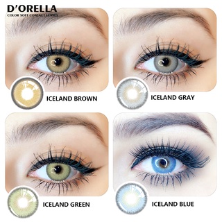 Dorella คอนแทคเลนส์สีธรรมชาติ 1 คู่ (2 ชิ้น)