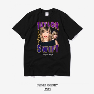 Yl เสื้อยืดแขนสั้น พิมพ์ลาย Taylor Taylor Swift แบบดั้งเดิม สําหรับผู้หญิง และผู้ชาย