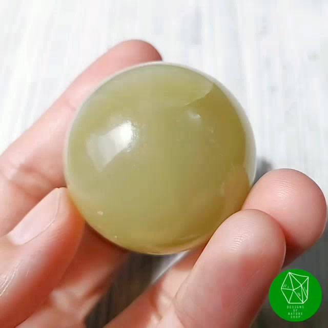 กรีนแคลไซต์ทรงกลม-green-calcite