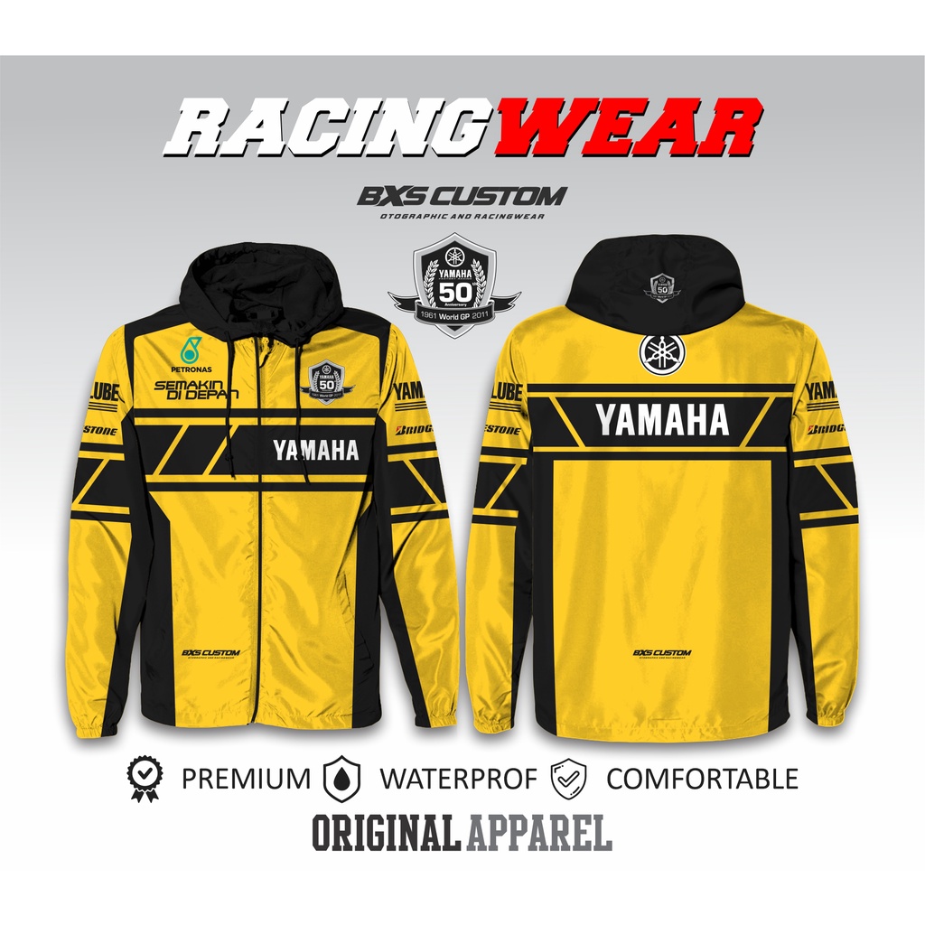 เสื้อแจ็คเก็ตครบรอบ 50 ปี YAMAHA | Motogp Jacket LIVERY YAMAHA ...