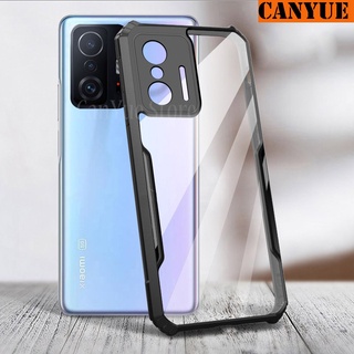 Infinix Note 12 11 10 Pro 11S 8 8i 7 Lite 11Pro 10Pro 7Lite Shockproof Phone Casing Clear Acrylic Hard Case Back Cover Protective Airbag Shell Camera Protection Bumper Transparent Covers Cases