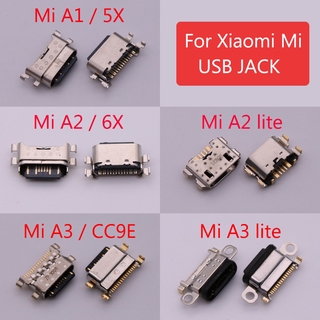 REDMI ซ็อกเก็ตแจ็คเชื่อมต่อพอร์ตชาร์จ Usb สําหรับ Xiaomi Mi A1 A2 Lite A3 5X6 X Cc9E