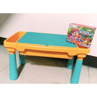 (แถมชุดดินไดโน1กล่อง)โต๊ะเด็ก เก็บของเล่นได้ รุ่นสำหรับหนูน้อยอนุบาล-ป.2