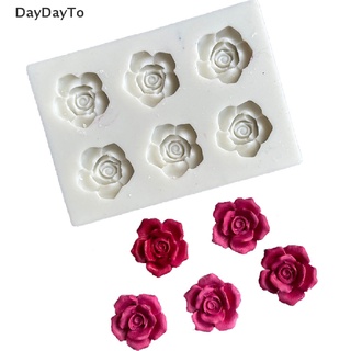 Daydayto แม่พิมพ์ซิลิโคน รูปดอกไม้ ขนาดเล็ก สําหรับทําช็อคโกแลต ฟองดองท์ วันเกิด