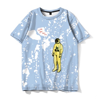 เสื้อยืด พิมพ์ลาย Astroworld Travis Scott 3 มิติ สไตล์ฮิปฮอป โอเวอร์ไซซ์ สีมัดย้อม แฟชั่นสําหรับผู้ชาย และผู้หญิง