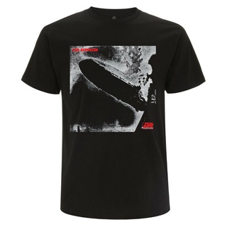 เสื้อยืดวงดนตรี【COD】 รายละเอียดเกี่ยวกับเสื้อยืด Led Zeppelin I Remastered Cover (สีดํา) - ใหม่และเป็นทางการ! COMING C