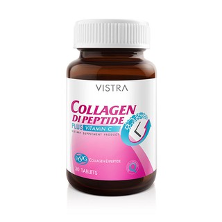 **หมดอายุ09/2023 Vistra Collagen DiPeptide plus Vitamin C
